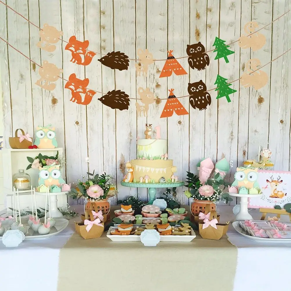 Lovely Forest Animal Bunting Banner Kids Birthday Baby Shower Party Decor Prop Drop Shipping
Lovely Forest Animal Bunting Banner Kids Birthday Baby Shower Party Decor Prop Drop Shipping