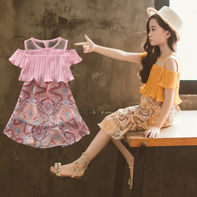 Bohemian Chiffon Girls Summer Dress Flower Casual Kids Dresses for Girls Toddler Teens Children Princess Clothing
Bohemian Chiffon Girls Summer Dress Flower Casual Kids Dresses for Girls Toddler Teens Children Princess Clothing