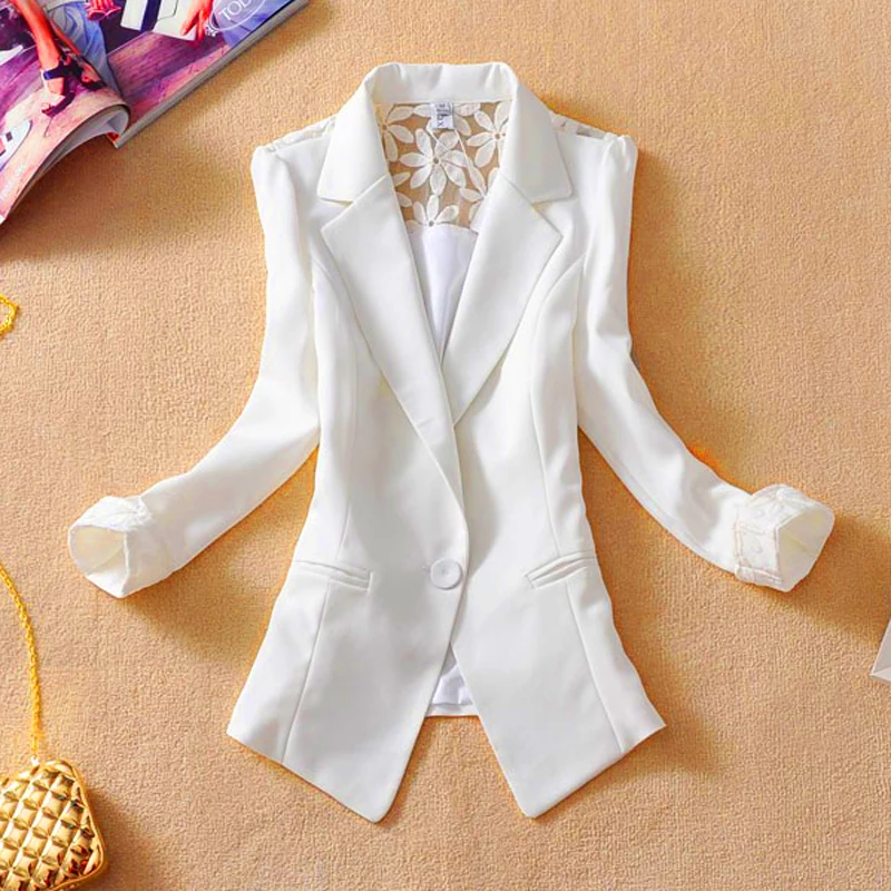 New 2019 Female short design slim suit blazer elegant three quarter sleeve thin outerwear women casual summer jacket top Y213
New 2019 Female short design slim suit blazer elegant three quarter sleeve thin outerwear women casual summer jacket top Y213