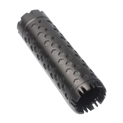 Silencer Muffler for Jinming 8's M4 Water Bullet Ball Transmitter Front Tube CQB Type Honeycomb Version
Silencer Muffler for Jinming 8's M4 Water Bullet Ball Transmitter Front Tube CQB Type Honeycomb Version