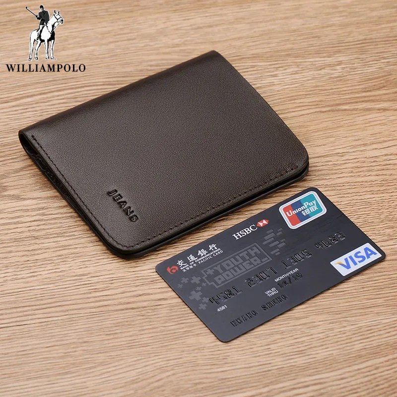 Williampolo Short Wallets Men Genuine Leather Wallet Men Coin Pocket Card Holder Purse Mini Small Wallet Slim Pouch Business Gif
Williampolo Short Wallets Men Genuine Leather Wallet Men Coin Pocket Card Holder Purse Mini Small Wallet Slim Pouch Business Gif
