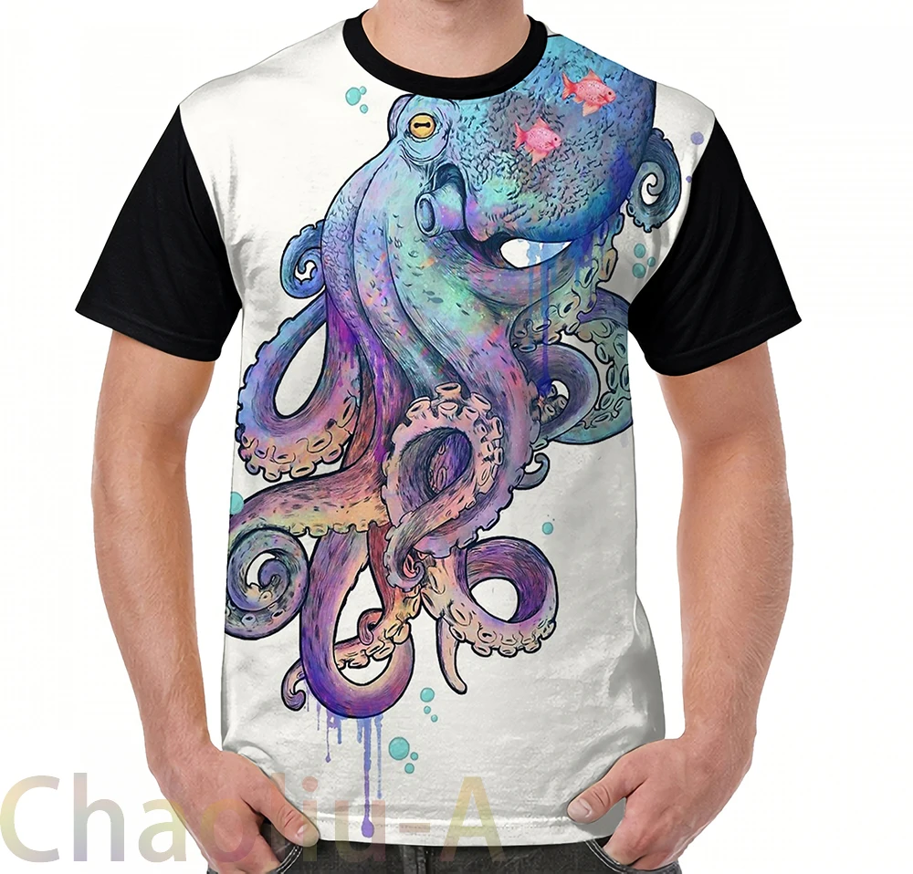 octopus T-Shirt men funny printed t shirt women tops tees Short Sleeve Casual tshirts
octopus T-Shirt men funny printed t shirt women tops tees Short Sleeve Casual tshirts
