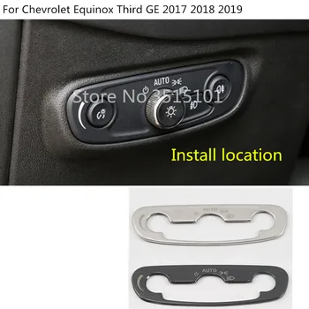 Car Stick Styling Inner Cover Front Head Light Switch Button Trim Frame Lamp 1pcs For Chevrolet Equinox Third GE 2017 2018 2019
Car Stick Styling Inner Cover Front Head Light Switch Button Trim Frame Lamp 1pcs For Chevrolet Equinox Third GE 2017 2018 2019
