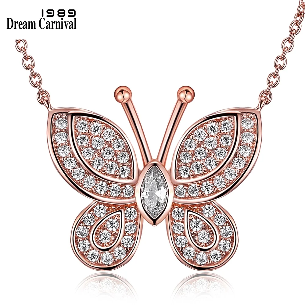 DreamCarnival 1989 Sweet look Butterfly Shape Small Pendant Cute Ladies Collier High quality CZ Stone colar feminino Necklace
DreamCarnival 1989 Sweet look Butterfly Shape Small Pendant Cute Ladies Collier High quality CZ Stone colar feminino Necklace