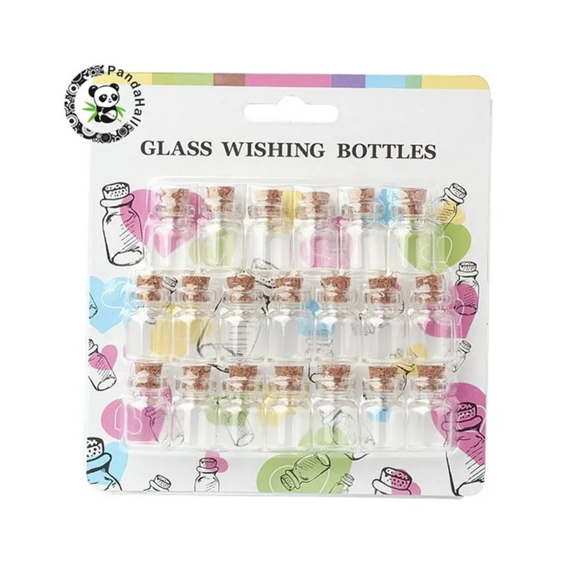 20pcs Little Beads Containers Clear Glass Jar Glass Bottles Decoration Wish Prayer Box Gift Present, with Stopper, Clear 16x22mm
20pcs Little Beads Containers Clear Glass Jar Glass Bottles Decoration Wish Prayer Box Gift Present, with Stopper, Clear 16x22mm