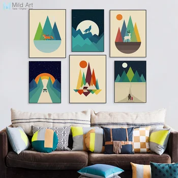 Modern Abstract Geometric Mountain Posters Prints Colorful Pop Nordic Home Decor Landscape Big Wall Art Pictures Canvas Painting
Modern Abstract Geometric Mountain Posters Prints Colorful Pop Nordic Home Decor Landscape Big Wall Art Pictures Canvas Painting