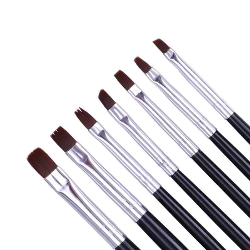 7Pcs Black UV Gel Nail Drawing Brush Liner Painting Drawing Pen Drawing Gradient Gel Liner Acrylic Handle Nail Art Manicure Tool
7Pcs Black UV Gel Nail Drawing Brush Liner Painting Drawing Pen Drawing Gradient Gel Liner Acrylic Handle Nail Art Manicure Tool