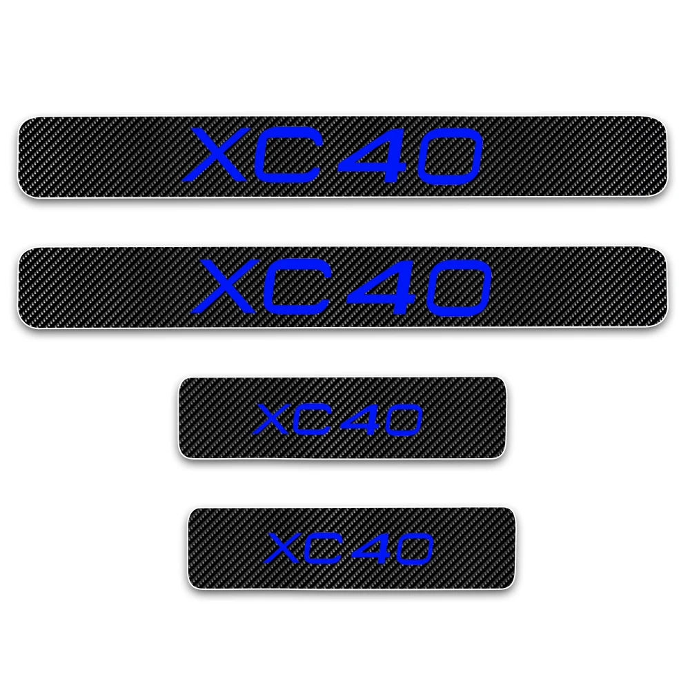 4D Carbon Fiber Vinyl Sticker For VOLVO XC40 Car Door Sill Welcome Pedal Stickers Door Entry Guard 4Pcs Auto Accessories
4D Carbon Fiber Vinyl Sticker For VOLVO XC40 Car Door Sill Welcome Pedal Stickers Door Entry Guard 4Pcs Auto Accessories