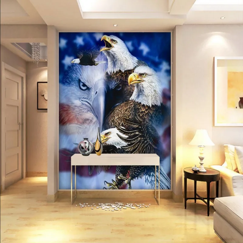 Custom 3D photo wallpaper 3D stereo wallpaper American Eagle Oil Painting custom living room wallpaper lobby studio mural
Custom 3D photo wallpaper 3D stereo wallpaper American Eagle Oil Painting custom living room wallpaper lobby studio mural