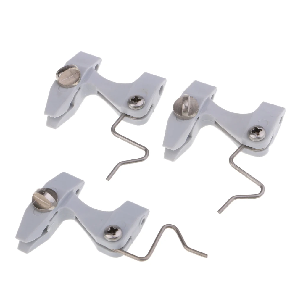 3pcs 3.7x3.5cm Metal Clip Line Release Downrigger Outrigger Release Clips Kite Power Grip