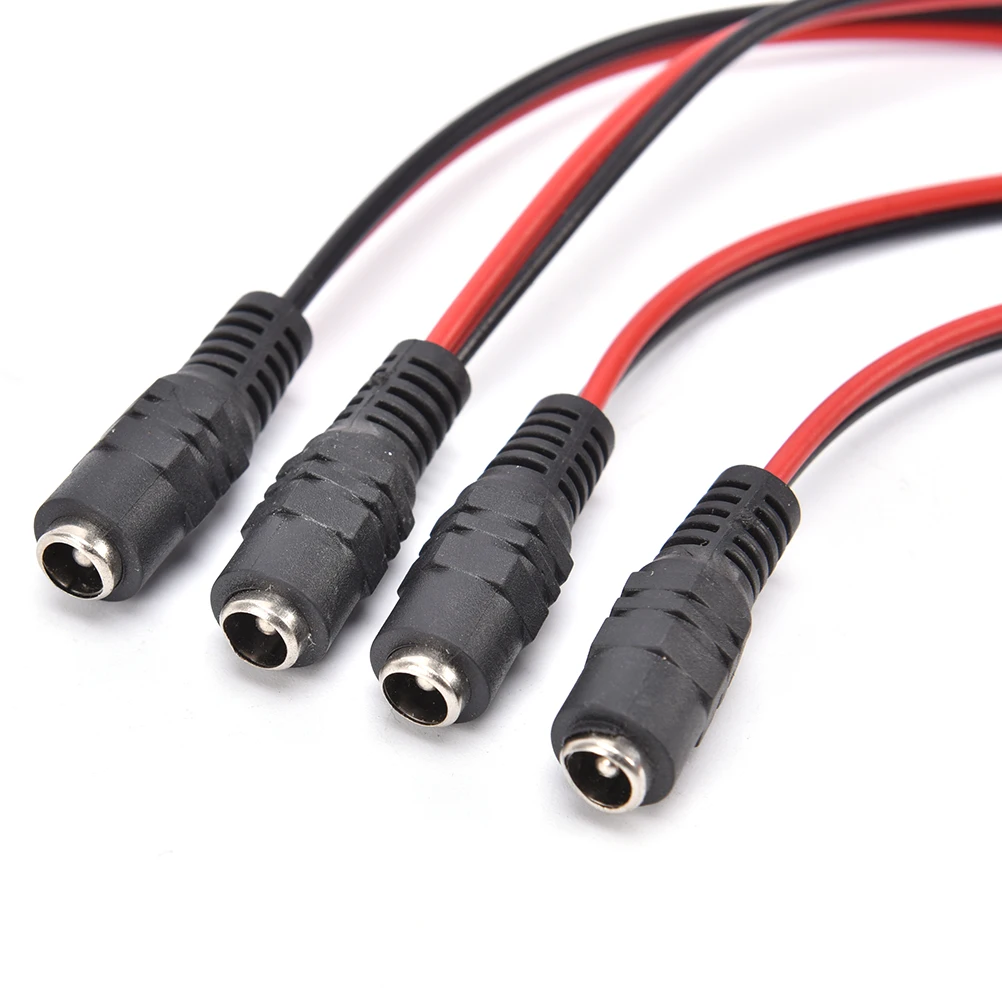 1V ~ 38V 4Pcs/lot 5.5x2.1mm Male + Female DC Power Socket Jack Plug Connector Cable Wire 12V Hot Sale 7.5A | Обустройство дома
