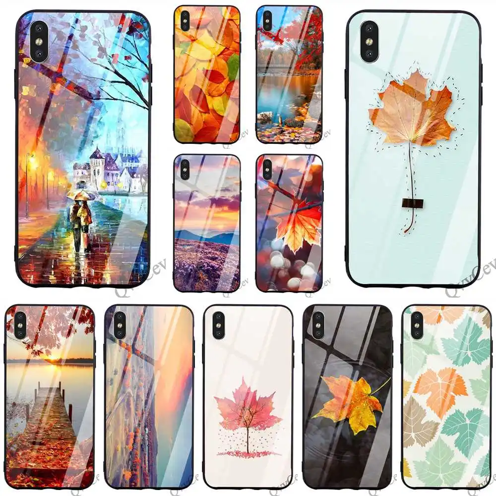 Slim Autumn fall Tempered Glass Phone Cover for iPhone 6S Plus Case 8 XR X 7 6 5 5S SE Xs Max Skin
Slim Autumn fall Tempered Glass Phone Cover for iPhone 6S Plus Case 8 XR X 7 6 5 5S SE Xs Max Skin