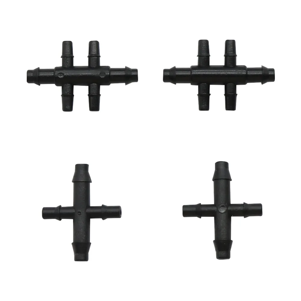 4/7mm To 3/5mm Hose Barbed Straight 4-Way Garden Water Pipe Splitters Garden Lawn Irrigation Connection Fittings 20 Pcs
4/7mm To 3/5mm Hose Barbed Straight 4-Way Garden Water Pipe Splitters Garden Lawn Irrigation Connection Fittings 20 Pcs