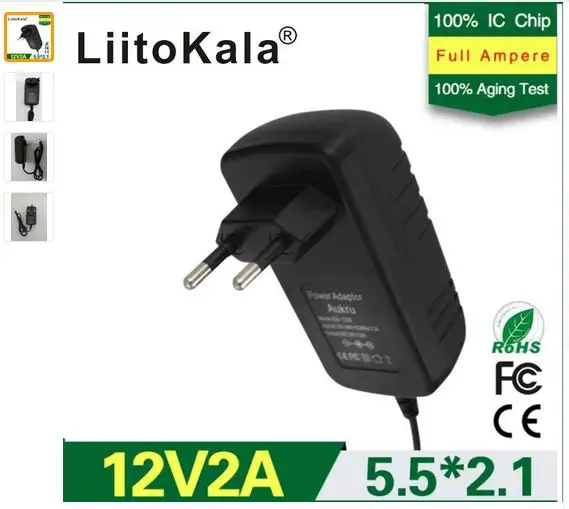 Liitokaia Liitokala 12V-2A power adapter to monitor the power supply DC5.5*2.1mm port
Liitokaia Liitokala 12V-2A power adapter to monitor the power supply DC5.5*2.1mm port
