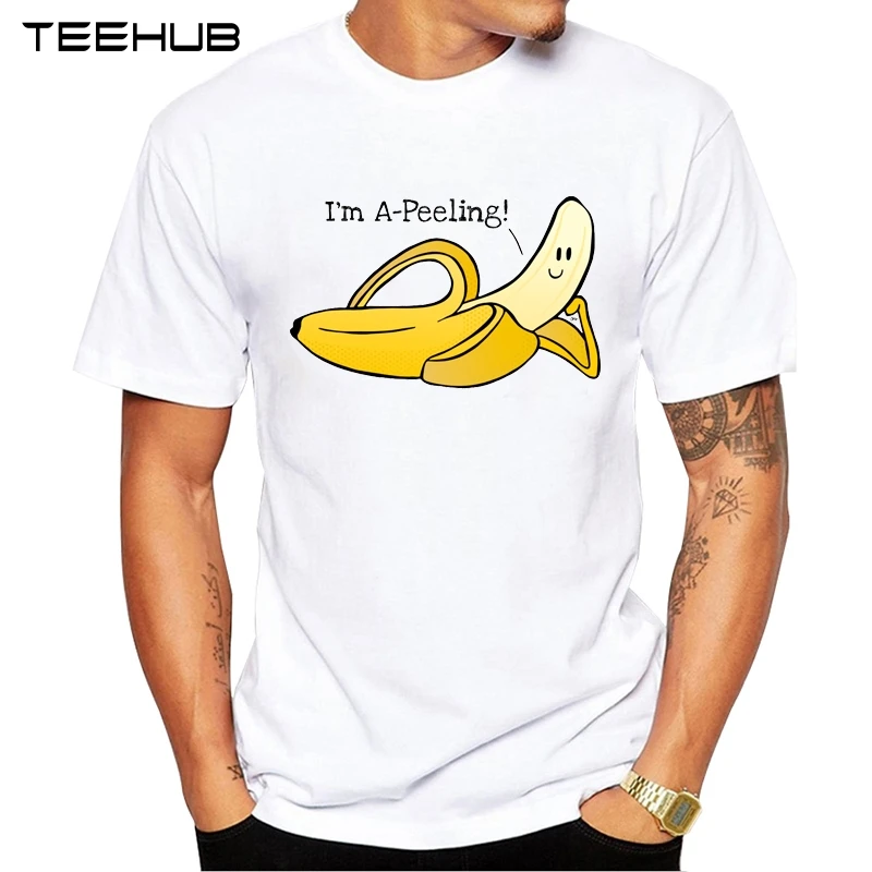 New Arrivals 2019 TEEHUB Cool Men's Fashion Peeling Banana Design T-Shirt Short Sleeve O-neck Tops Hipster Tee
New Arrivals 2019 TEEHUB Cool Men's Fashion Peeling Banana Design T-Shirt Short Sleeve O-neck Tops Hipster Tee