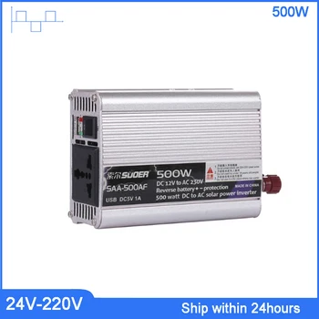 24V-220V 500W Power Modified Sine Wave Inverter with USB/Portable Car Inverter CE Home use Power Transformer Modified Inverter
24V-220V 500W Power Modified Sine Wave Inverter with USB/Portable Car Inverter CE Home use Power Transformer Modified Inverter