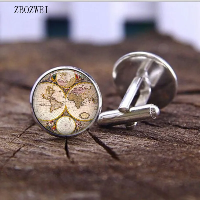 20mm 1 Pairs Map Electroplated Cufflinks Cards Old World Cufflinks Men's and Women's Vintage Clothing Accessories Jewelry
20mm 1 Pairs Map Electroplated Cufflinks Cards Old World Cufflinks Men's and Women's Vintage Clothing Accessories Jewelry