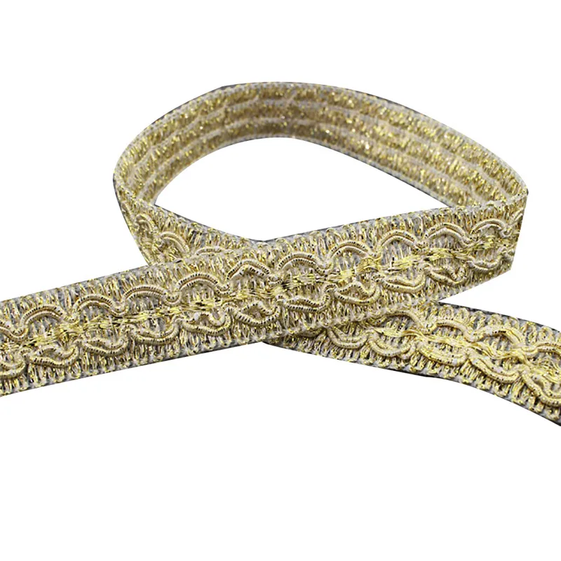 Lychee Life Braided Gold Lace Trim 10 Yard Sequins Lace Ribbon for Dress DIY Sewing Material for Bridal Dress
Lychee Life Braided Gold Lace Trim 10 Yard Sequins Lace Ribbon for Dress DIY Sewing Material for Bridal Dress