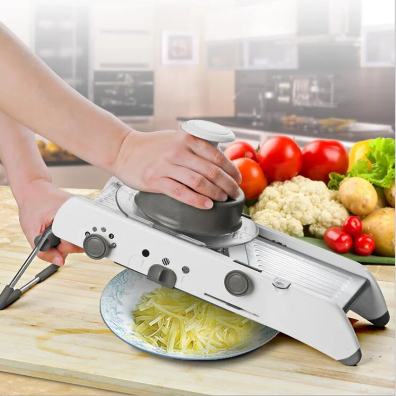 Multifunctional Kitchen Manual Vegetable Slicer Fruit Cutter Adjustable Stainless Steel Mandoline Slicer Grater Cooking Tool
Multifunctional Kitchen Manual Vegetable Slicer Fruit Cutter Adjustable Stainless Steel Mandoline Slicer Grater Cooking Tool