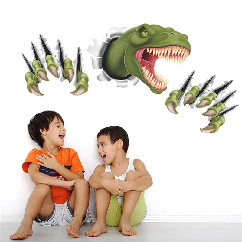 Ferocious Dinosaurs Paw Scratch 3D cartoon pvc mural wall sticker Through Wall Kids Rooms home decor Children Room Wall Decal
Ferocious Dinosaurs Paw Scratch 3D cartoon pvc mural wall sticker Through Wall Kids Rooms home decor Children Room Wall Decal