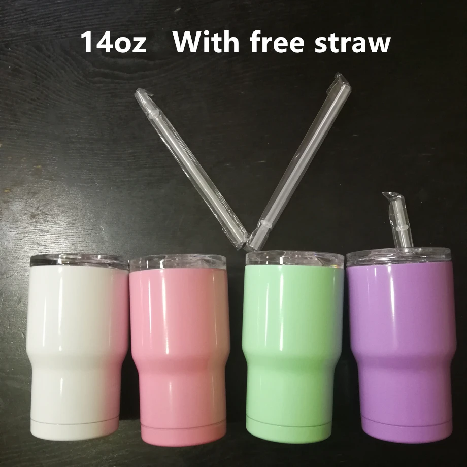 10pcs/lot 14oz 400ml Kids cup coffee tumbler tea water mug 18/8 stainless steel insulated vacuum double wall thermos free staw
10pcs/lot 14oz 400ml Kids cup coffee tumbler tea water mug 18/8 stainless steel insulated vacuum double wall thermos free staw