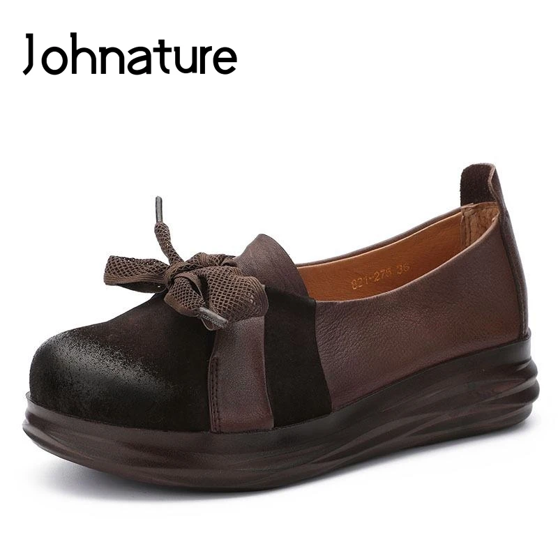 Johnature 2019 New Spring/Autumn Retro Casual Lady Shoes Round Toe Shallow Elastic Band Platform Wedges Shoes Pumps
Johnature 2019 New Spring/Autumn Retro Casual Lady Shoes Round Toe Shallow Elastic Band Platform Wedges Shoes Pumps