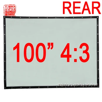 100 Inches 4:3 PVC Fast Fold Portable Rear Full HD Projector Projection Screen Film for LCD LED DLP HD 3D Movie Projector
100 Inches 4:3 PVC Fast Fold Portable Rear Full HD Projector Projection Screen Film for LCD LED DLP HD 3D Movie Projector