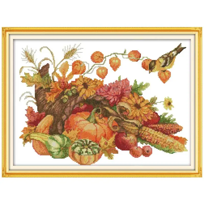 The harvest of autumn counted printed on the canvas DMC 11CT 14CT DIY kit Chinese Cross Stitch embroidery needlework Sets
The harvest of autumn counted printed on the canvas DMC 11CT 14CT DIY kit Chinese Cross Stitch embroidery needlework Sets