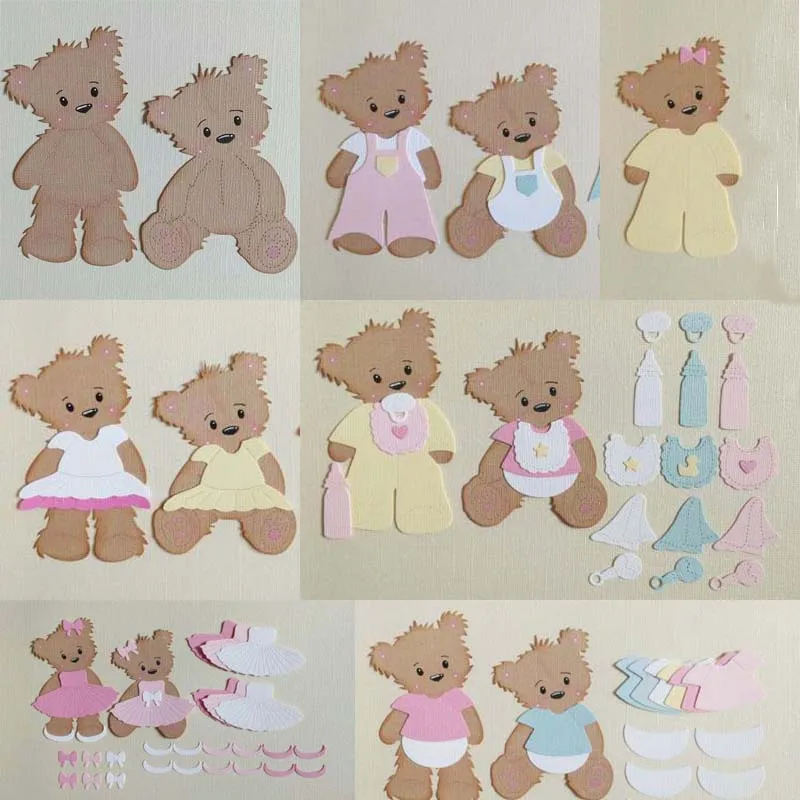 Brown bear and clothes Metal Cutting Dies Stencils for DIY Scrapbook Photo Album Paper Card Decorative Craft Embossing Die New
Brown bear and clothes Metal Cutting Dies Stencils for DIY Scrapbook Photo Album Paper Card Decorative Craft Embossing Die New