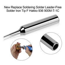 1pcs Replacement Soldering Solder Leader-Free Solder Iron Tip F Hakko 936 900M-T-1C Silver Iron Tip
1pcs Replacement Soldering Solder Leader-Free Solder Iron Tip F Hakko 936 900M-T-1C Silver Iron Tip