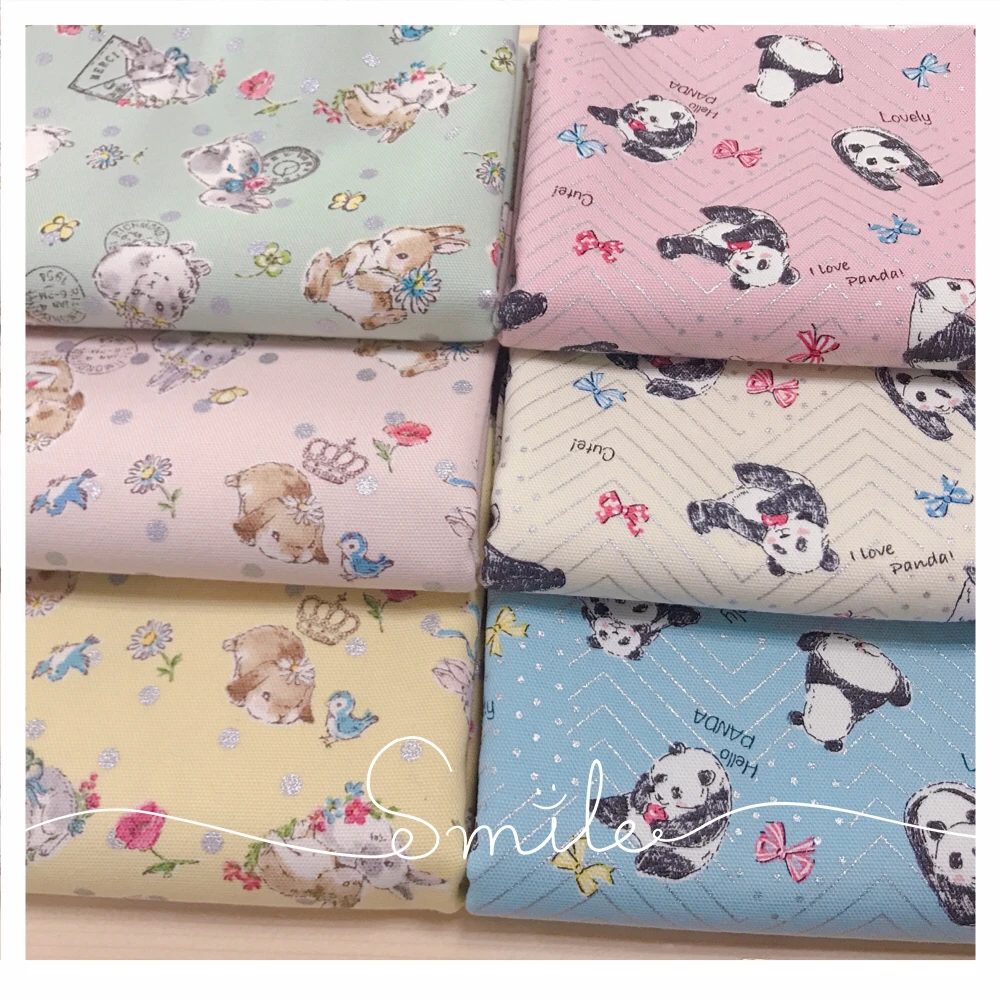 2019 Silk Fabric Tecidos Cartoon Cute Diy Patchwork Cloth Head Imported From Japan Koka Cotton Fine Canvas Small Animals Fabric
2019 Silk Fabric Tecidos Cartoon Cute Diy Patchwork Cloth Head Imported From Japan Koka Cotton Fine Canvas Small Animals Fabric