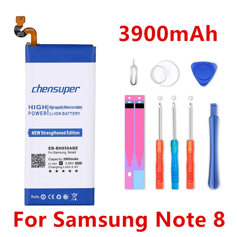 Аккумулятор chensuper 3900 мАч для Samsung GALAXY Note 8 N9500 N9508 N950D N950J N950N N950U N950W N950F