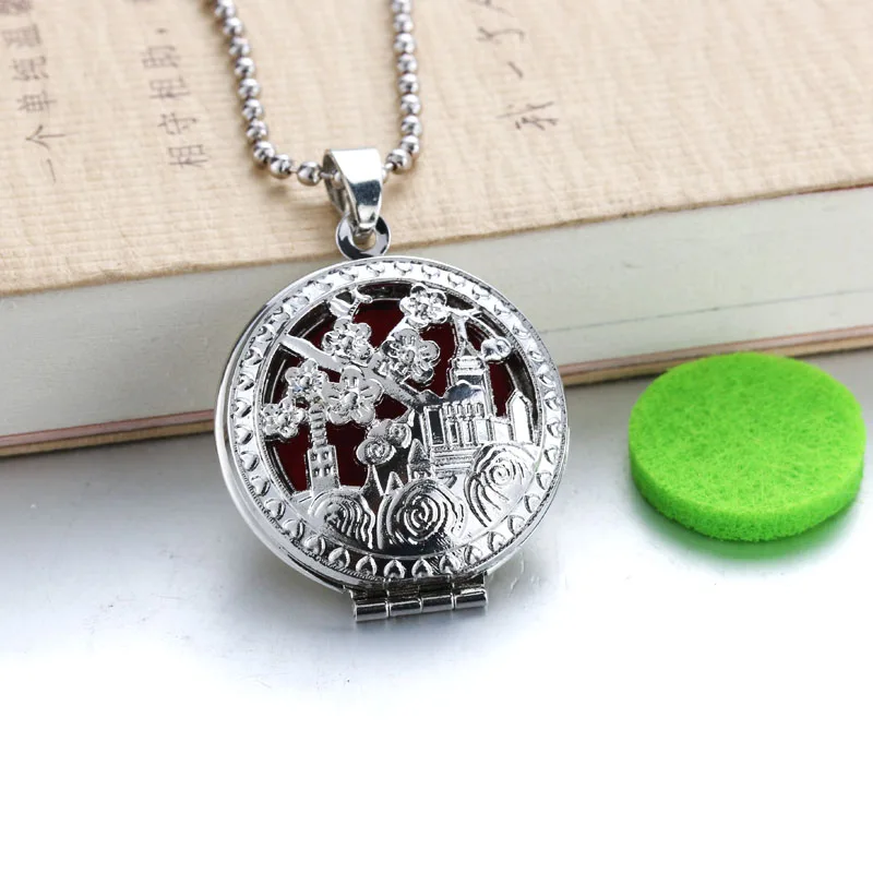 Castle Aroma Diffuser Necklace Open Lockets Pendant Perfume Essential Oil Aromatherapy Locket Necklace With Pads 040817
Castle Aroma Diffuser Necklace Open Lockets Pendant Perfume Essential Oil Aromatherapy Locket Necklace With Pads 040817