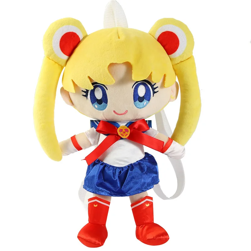 Japanese Cute Sailor Moon Usagi Tsukino Backpack Plush Doll Girl Sailor Chibi Moon Shouder Bag Daypack for Women
Japanese Cute Sailor Moon Usagi Tsukino Backpack Plush Doll Girl Sailor Chibi Moon Shouder Bag Daypack for Women