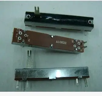 7.3cm mixer double straight sliding potentiometer Switch A10K handle length 20MMA
7.3cm mixer double straight sliding potentiometer Switch A10K handle length 20MMA