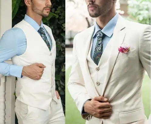 Ivory Slim Fit Wedding Mens Suit Latest Coat Pant Design Prom Suits 3Pieces(Jacket+Pant+Vest+Tie) Groom Tuxedos Men Suit
Ivory Slim Fit Wedding Mens Suit Latest Coat Pant Design Prom Suits 3Pieces(Jacket+Pant+Vest+Tie) Groom Tuxedos Men Suit