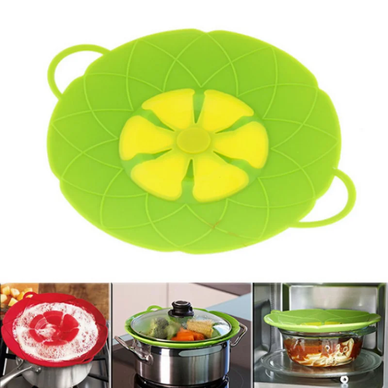 

25CM Cooking Tools Flower Silicone lid Spill Stopper Silicone Cover Lid For Pan spill stop Boil Over Safeguard as seen on tv 10