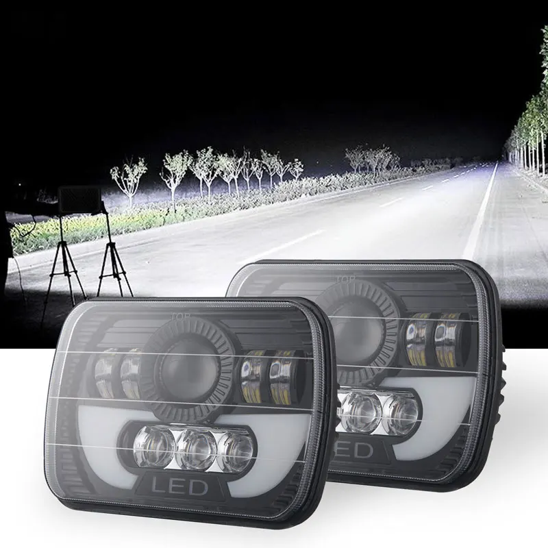 

Super Bright 300W 5X7 H4 6000K 30000LM Led Headlights Led Sealed head light lamp With High Low Beam