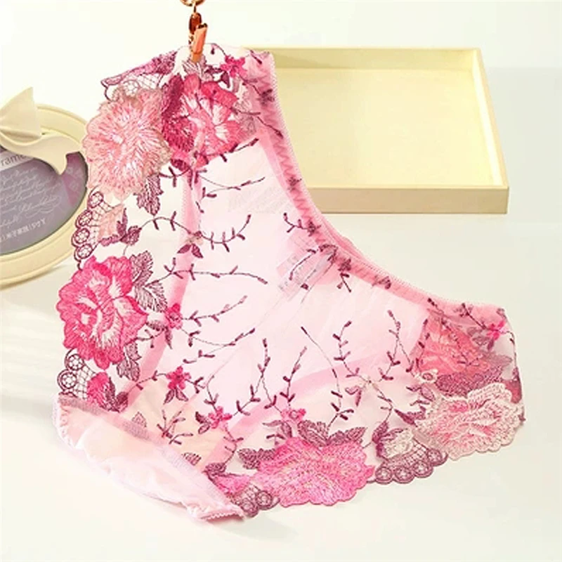 Womens Girls Sexy Lace Underwear Briefs Panties G-string Lingerie Thongs Lady Flower Mesh Lace Panty Summer 2019
Womens Girls Sexy Lace Underwear Briefs Panties G-string Lingerie Thongs Lady Flower Mesh Lace Panty Summer 2019