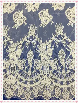 Cord Lace french mesh fabric in lace off white french lace fabric for wedding dress 150cmx300cm per pc 
Cord Lace french mesh fabric in lace off white french lace fabric for wedding dress 150cmx300cm per pc