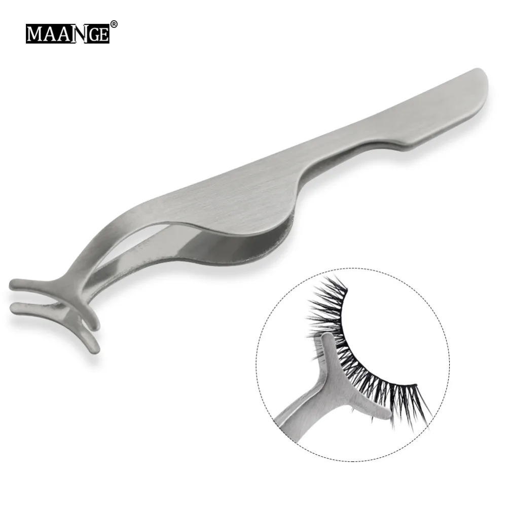MAANGE 1 PCS Stainless Steel False Eyelash Fake Eye Lash Tweezers Applicator Clip Beauty Makeup Tool Make up Eyelashes Tweezer
MAANGE 1 PCS Stainless Steel False Eyelash Fake Eye Lash Tweezers Applicator Clip Beauty Makeup Tool Make up Eyelashes Tweezer