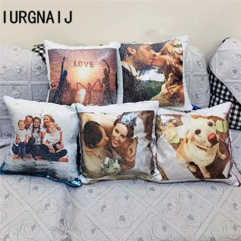 Сделай Сам Русалка подушка со стразами наволочка чехол для дивана меняющая цвет