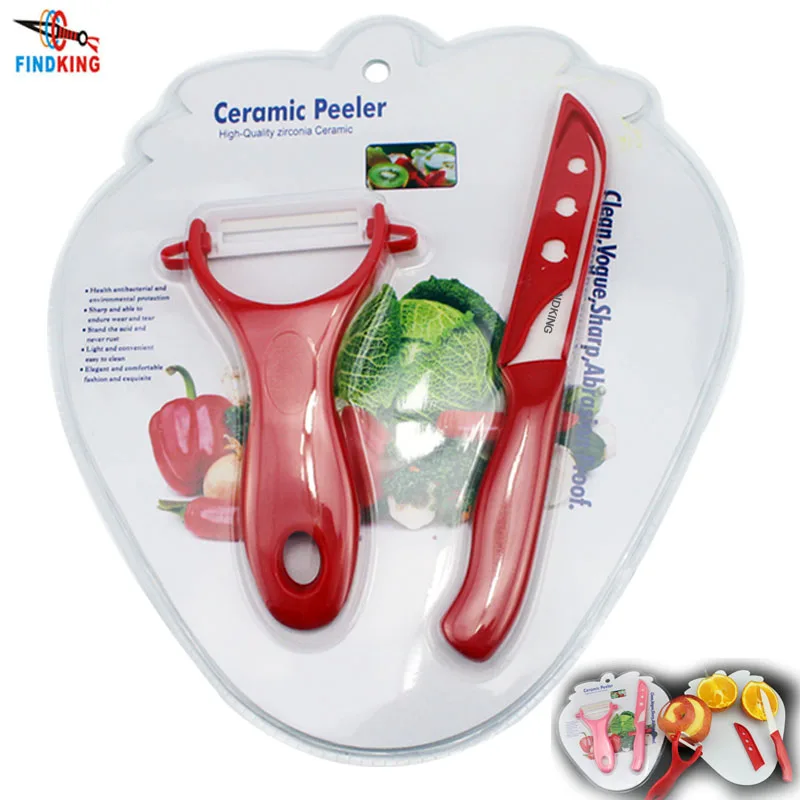 FINDKING Brand 3 in 1 sets ceramic knife set fruit knife with peeler and chopping board
FINDKING Brand 3 in 1 sets ceramic knife set fruit knife with peeler and chopping board