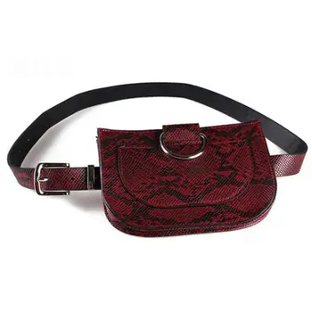 Fashion Women Snake Print Travel Bum Bags Ladies PU Serpentine Waist Funny Packs Pouch
Fashion Women Snake Print Travel Bum Bags Ladies PU Serpentine Waist Funny Packs Pouch