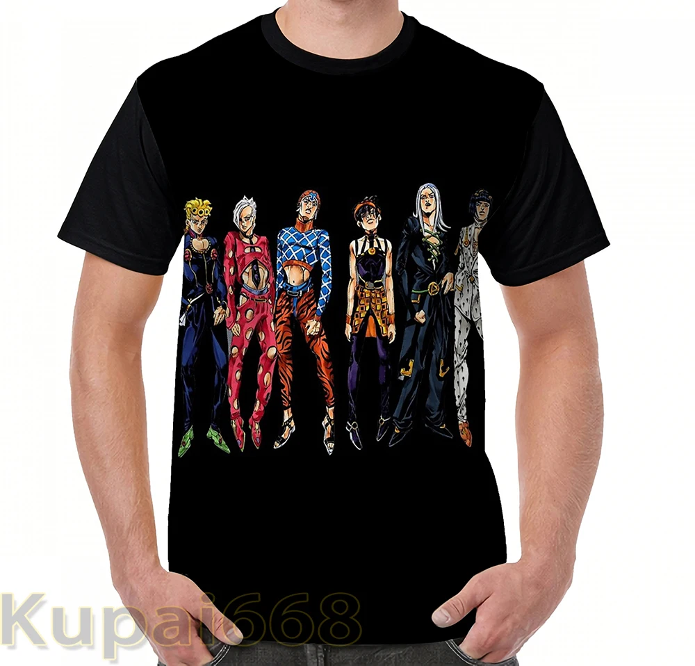 funny Graphic print t shirt men Tops tees JOJOS BIZARRE ADVENTURE VENTO AUREO women T-Shirt Short Sleeve Casual tshirts
funny Graphic print t shirt men Tops tees JOJOS BIZARRE ADVENTURE VENTO AUREO women T-Shirt Short Sleeve Casual tshirts
