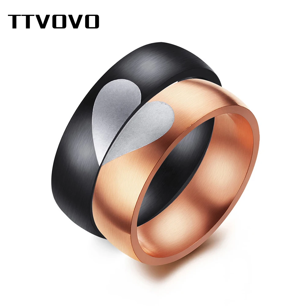 TTVOVO His & Hers Matching Puzzle Heart Promise Ring Wedding Bands for Women Men Stainless Steel Couples Engagement Custom Rings
TTVOVO His & Hers Matching Puzzle Heart Promise Ring Wedding Bands for Women Men Stainless Steel Couples Engagement Custom Rings