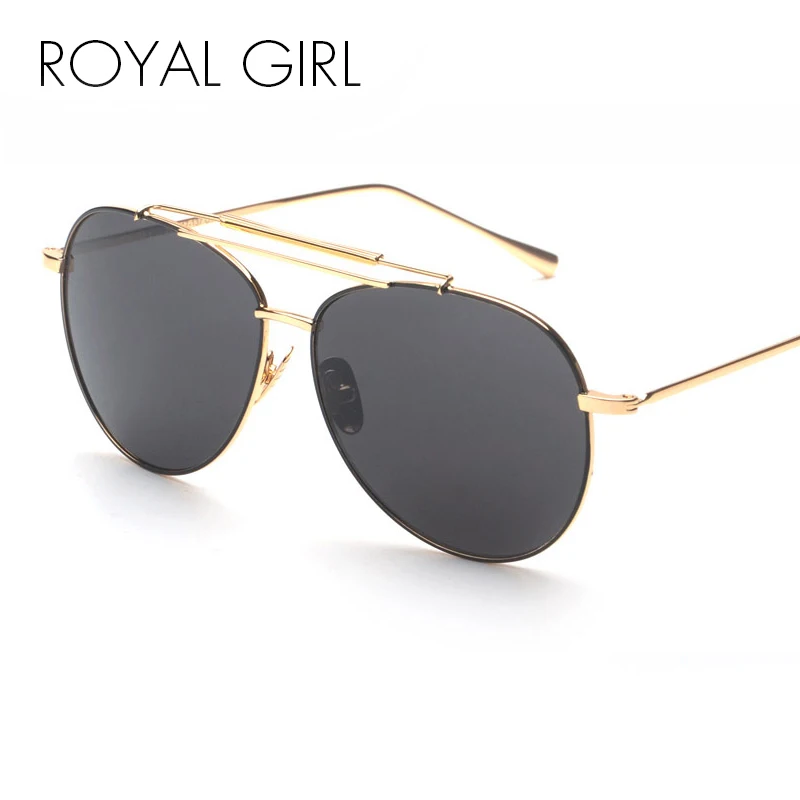 ROYAL GIRL New Fashion Women Sunglasses Classic Double Bridge Shades Brand Designer Men Reflective Mirror Glasses UV400 ss446
ROYAL GIRL New Fashion Women Sunglasses Classic Double Bridge Shades Brand Designer Men Reflective Mirror Glasses UV400 ss446