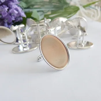 20pcs 18x25mm oval shape cabochon pad cufflink blanks for jewelry findings silver /bronze option
20pcs 18x25mm oval shape cabochon pad cufflink blanks for jewelry findings silver /bronze option