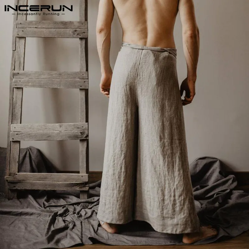 Acquistare Pantaloni Da Pescatore Tailandesi Pantaloni Da Uomo In Tinta  Unita Da Donna Pantaloni Da Yoga Pantaloni Larghi Vintage Pantaloni Gamba  Larga Da Massaggio Uomo 2019 INCERUN 5XL Economico | Consegna Veloce