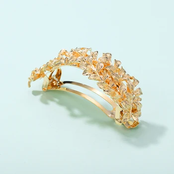 CHIMERA Metal Leaf Hair Clips Gold Arch Barrettes Accessories for Women Vintage Hair Pins Hairgrip Headwear Simple Ponytail Clip
CHIMERA Metal Leaf Hair Clips Gold Arch Barrettes Accessories for Women Vintage Hair Pins Hairgrip Headwear Simple Ponytail Clip